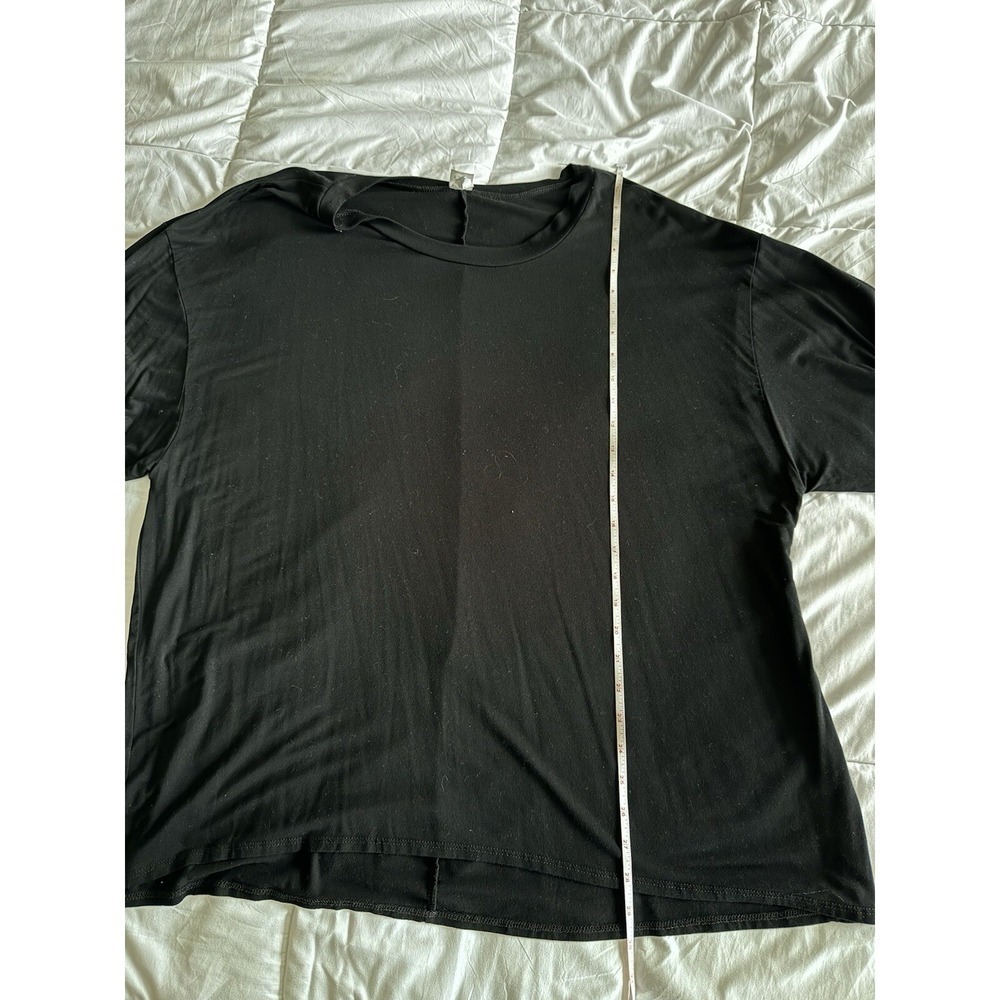 Sew In Love Round Neck Top Plus Size Black Top, Blouse 2x EUC, Stretchy - Picture 6 of 9